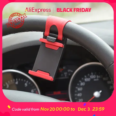 1-Piece Steering Wheel Mount Set - Christmas Shopping Companion for Multi-Device Viewing & Holiday Traffic Navigation