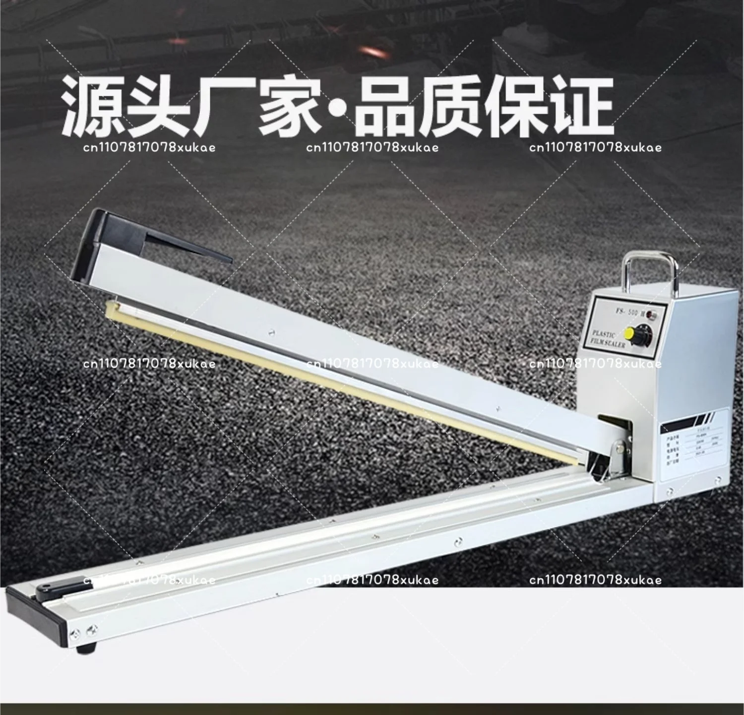 Impulse Sealer Plastic Film Foil Bags Impulse Sealing Machine Size 500mm 600mm