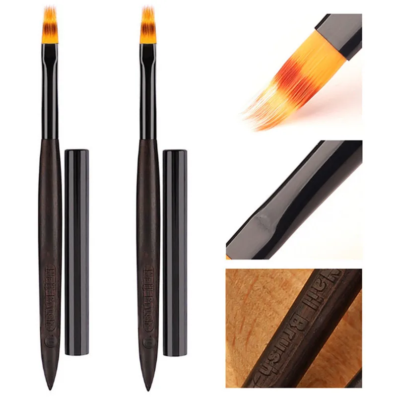 12Style Nail Drawing Brushes For Manicure Lines Painting Gradient UV GEL Extension Builder Drawing Pen Sandalwood