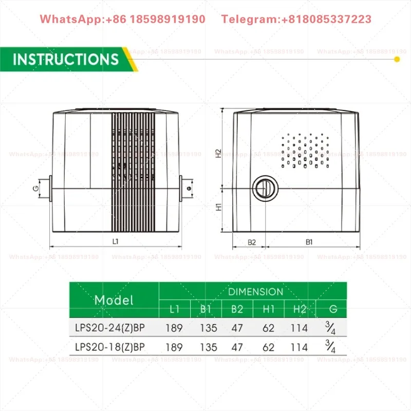 Low Noise Circulating Booster Water Pump Variable Frequency Drive Stable Pressure Control