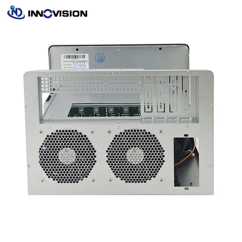 Imagem -04 - Nova Venda de Fábrica 8hdd Swap Quente Nas Chassi de Armazenamento com Bandejas Tooless Hdd Suporte Máximo M-atx Placa-mãe para Armazenamento de Data em Nuvem