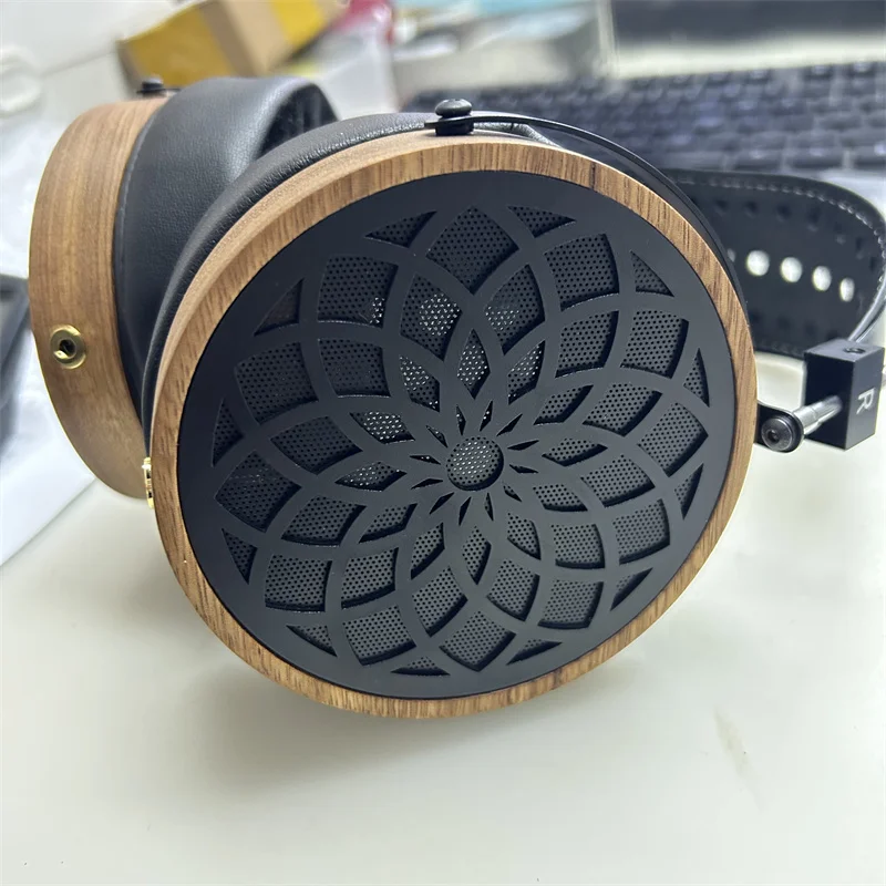 40mm 50MM 53mm 70mm headphone shell headset shell wood shell zebrawood (without driver and cable)