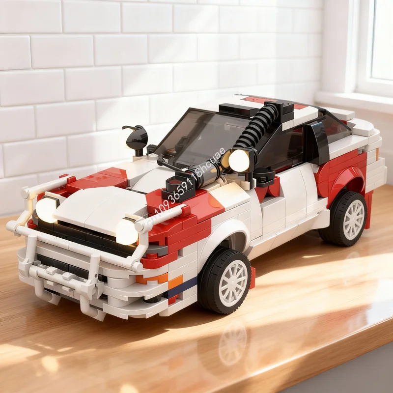 519 pièces MOC City Champions Toyota Celica SAINZ MOYA S SAFARi GT Modèle de construction de jouets en blocs Construction Cadeaux de Noël Briques