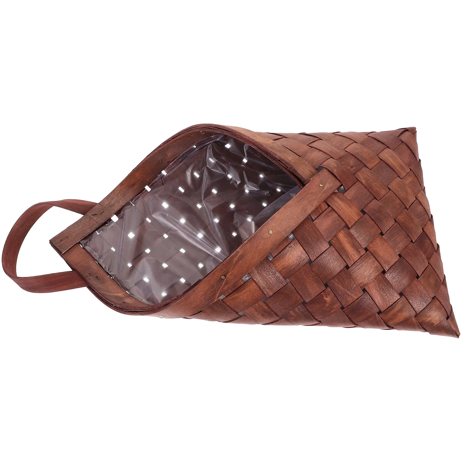 

Rustic Style Wall Hanging Woven Storage Decorative Flower Basket Strong Premium Material Kitchen Organizer Hanging