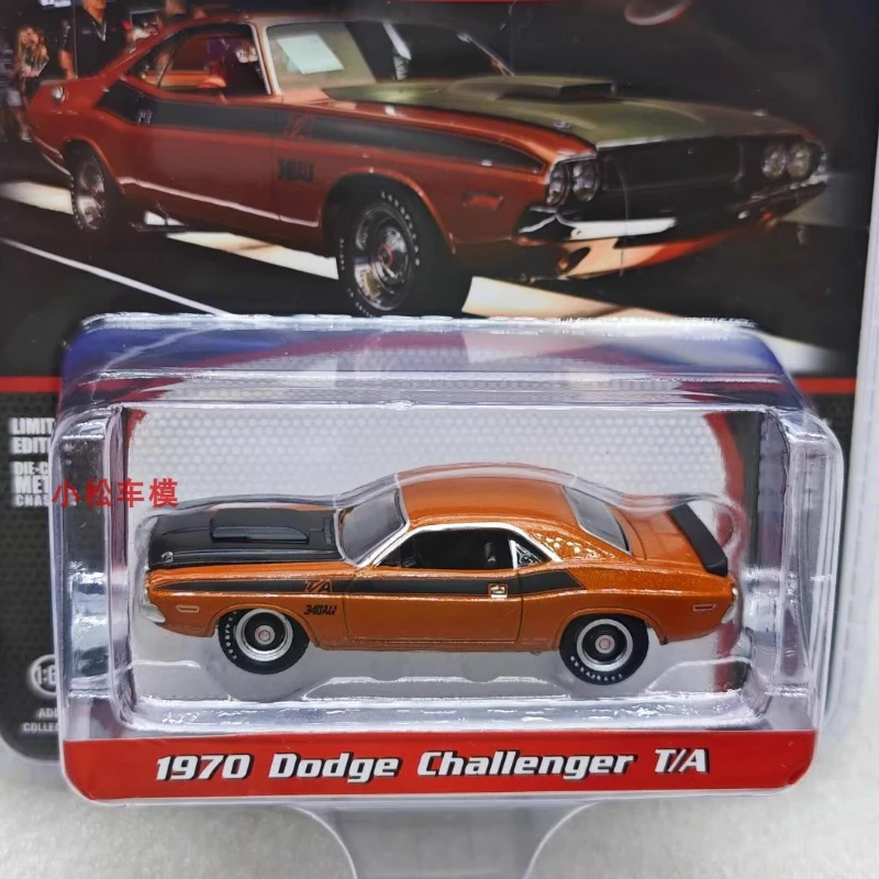 

Green Light 1:64 Коллекция Barrett-Jackson 14-1970 Challenger T/A Burning Orange Коллекция игрушек Маленькие подарки Модель настенная подвеска