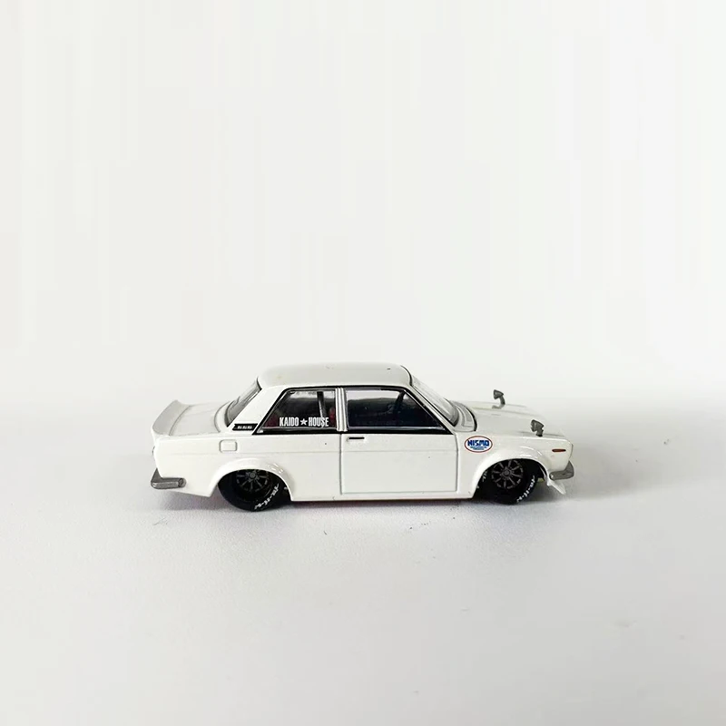 MINIGT+Kaido House 1:64 Modellauto Datsun 510 Street Nismo V2 Legierung offene Motorhaube Fahrzeug # KHMG122