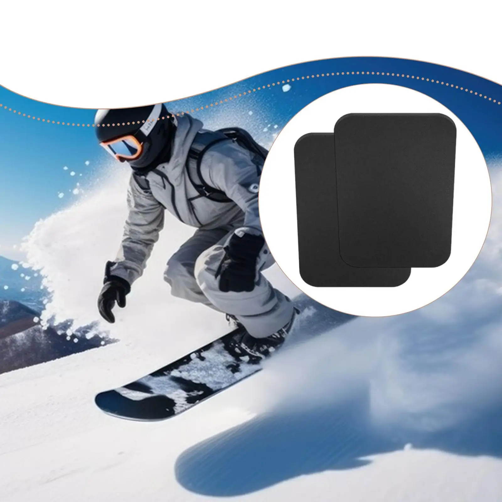 Premium Snowboard Shin Protector Pad Thickened Ski Shin Guards Comfort Protection for Unisex Adults Skiing and Snowboarding