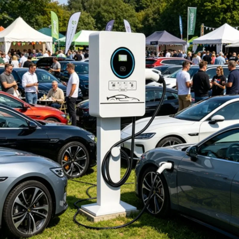 Floor Mounted DC EV Charger 60kW 120kW 180kW 240kW OCPP RFID CCS2 Fast Charging Station with 7 Inch LCD Screen