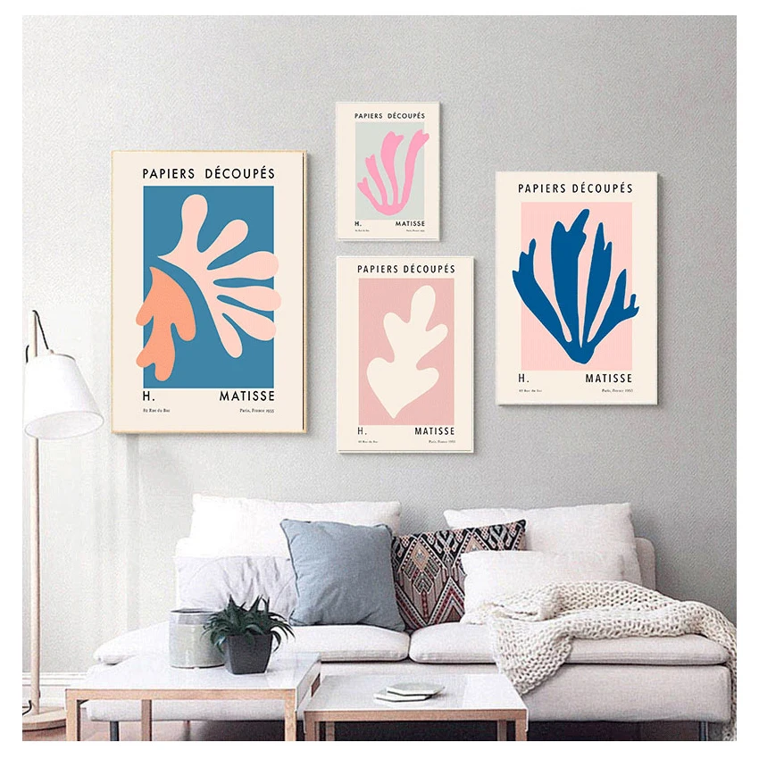 Matisse Posters Prints Leaves And Flower Nordic Modern Picture For Living Room On The Wall Decor Abstract Plants Canvas Painting