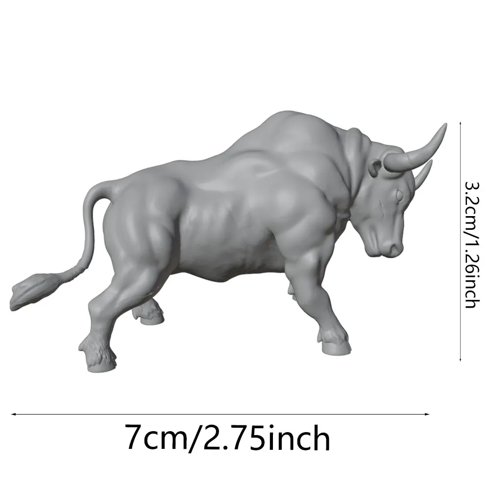 

3D-модель неокрашенной смоляной фигурки «Атакующий бык» требует ручной покраски, подходит для настольных ролевых игр и коллекционирования, идеально подходит для украшения в качестве праздничного подарка, идеальный подарок на Рождество или Хэллоуин.