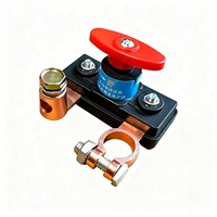 Battery Master Disconnect Switch - Negative Power-Off Switch, 12-24V, Advanced Power Cut/Off Kill Switch for Battery Management