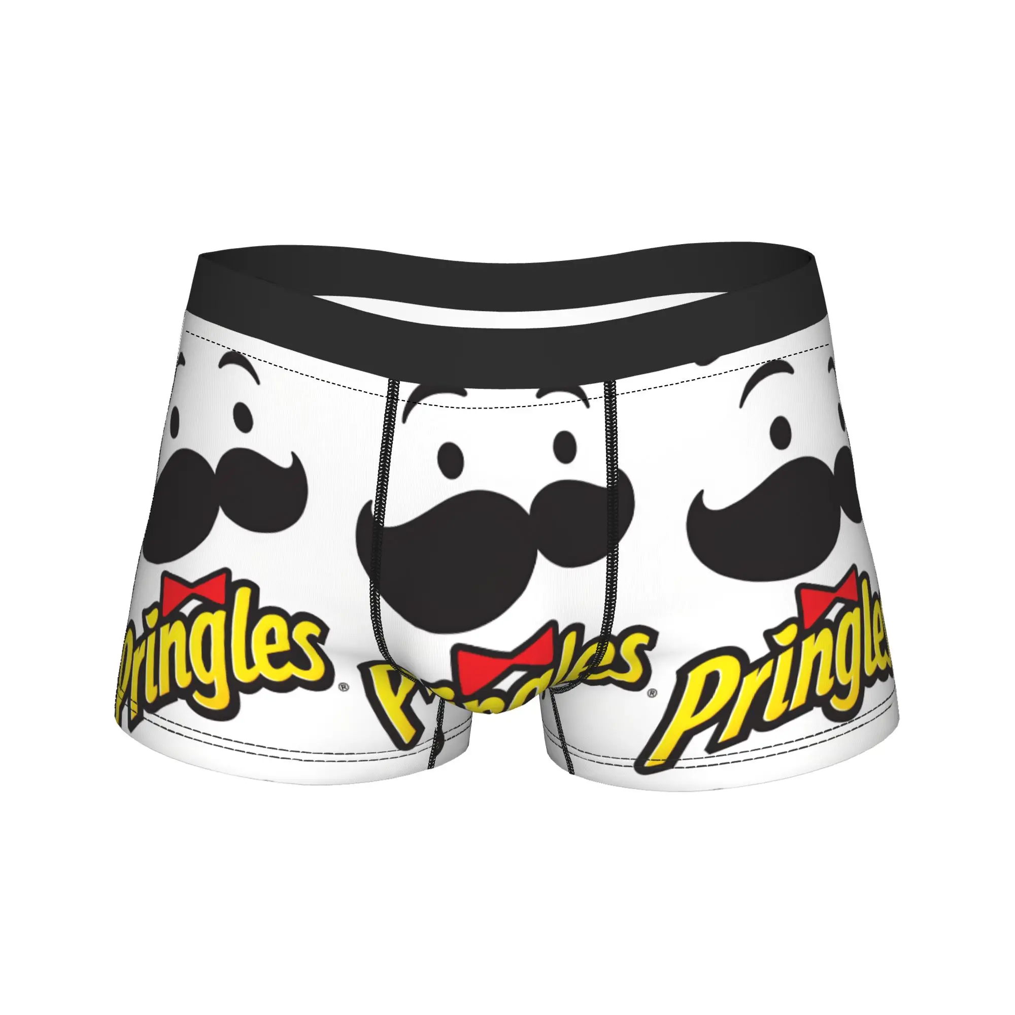 Delicious potato chips Pringles Underwear  Men's Shorts Briefs Comfortable Boxershorts Hot Sale Pattern Plus Size Panties