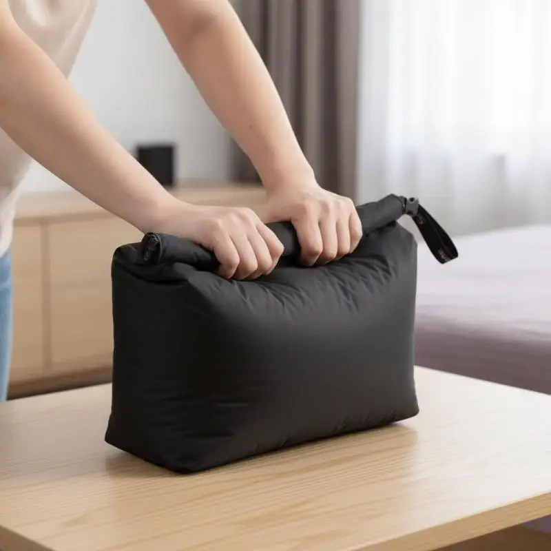 Waterproof Travel Compression Vacuum Storage Bag Bump Free Space Saver for Dorm Room Clothes Bedding Storage