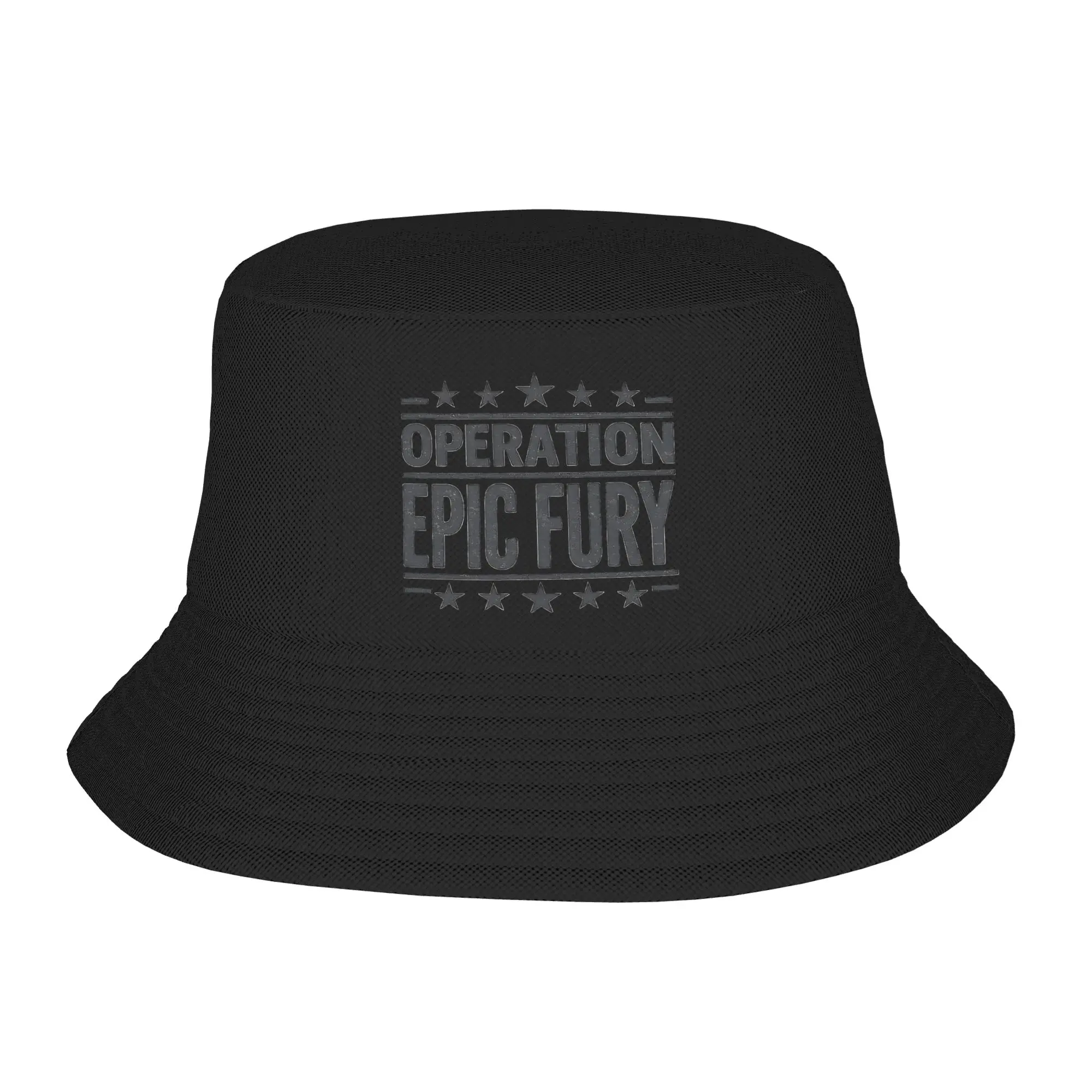 Women Harajuku Bucket Hats Operation Epic Fury The FAFO Tour Outfit Bob Hat For Vocation Getaway Headwear UV Protection