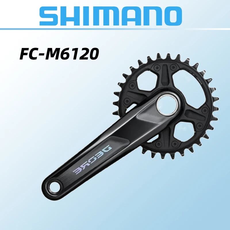 SHIMANO DEORE FC M6120 MTB Crankset with DELIC Chainring 1x12Speed 175MM 32T Mountain Bike DEORE M6100 Series