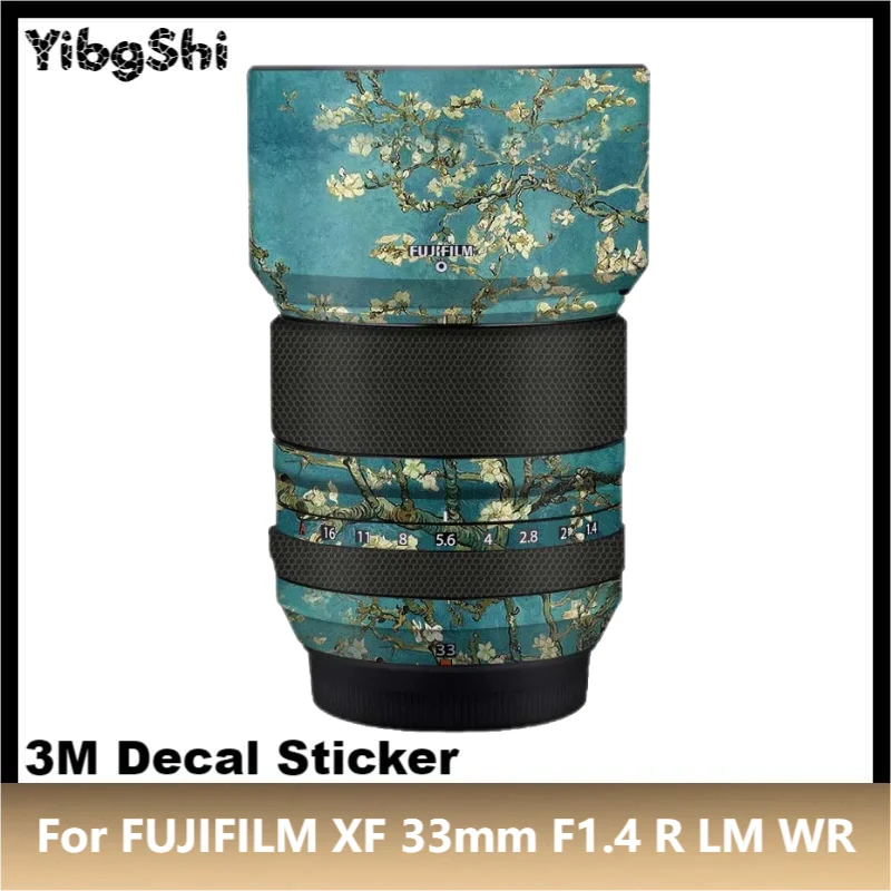 For FUJIFILM XF 33mm F1.4 R LM WR Lens Sticker Protective Skin Decal Vinyl Wrap Film Anti-Scratch Protector Coat XF33mm