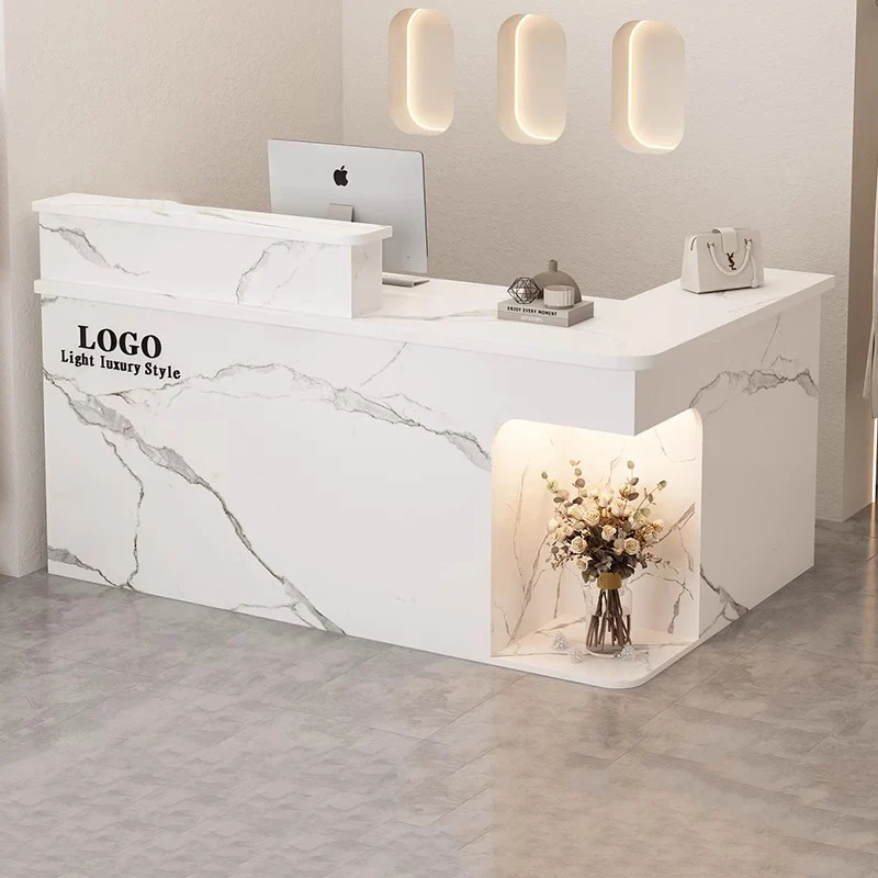 

Hair Salon Cashier Reception Desk Counter Decorations Hotel Reception Desk Counter Simple Modern Aesthetic Commercial Furniture