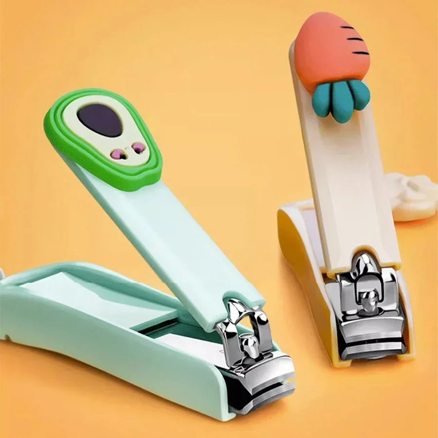 Cartoon Nail Clippers Single Set Splash Proof Cute Nail Clippers With High Aesthetic Value Home Size Nail Clippers Gifts