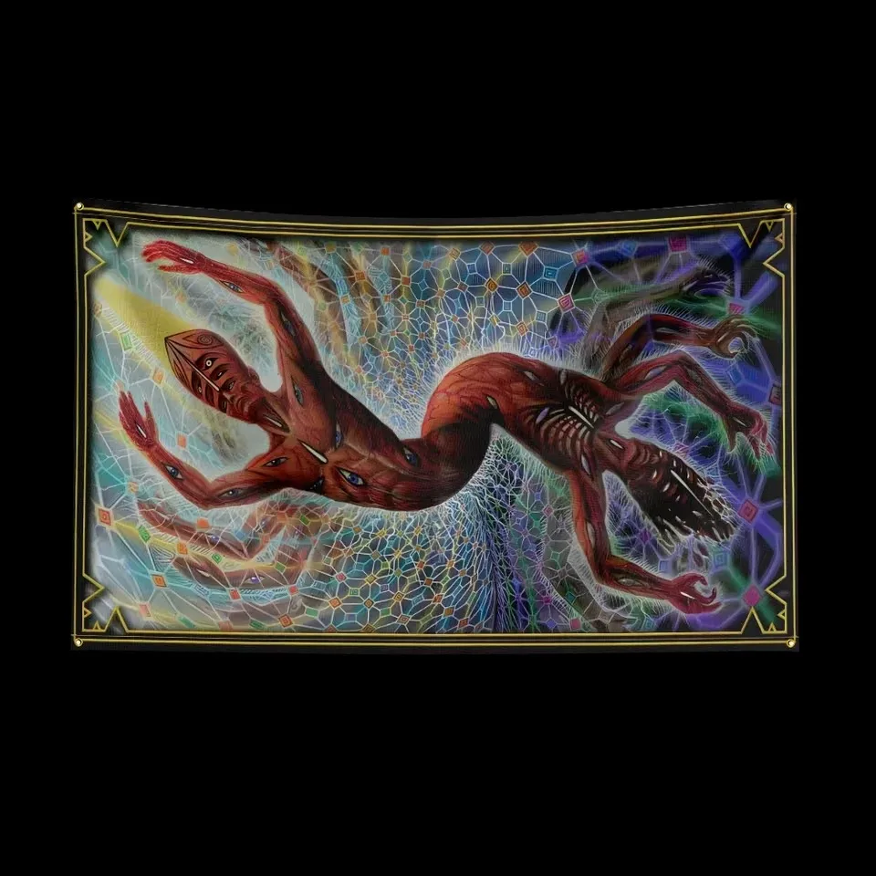 Vintage T-TOOLs Band Flag Tapestry Polyester Digital Printing Banner for Garage Wall Art Out Door Decoration