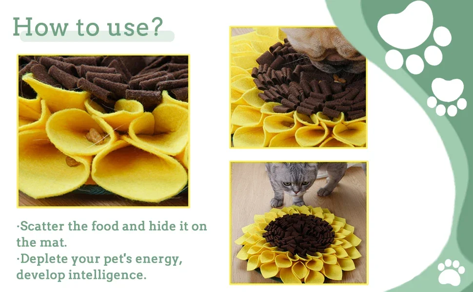 Dog Snuffle Mat,Pet Snuffle Mat,Feeding Mat
