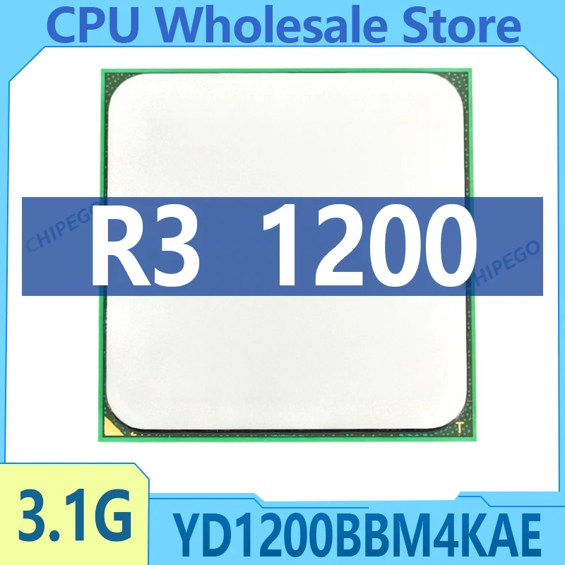 Ryzen 3 1200 R3 1200 3.1 GHz Quad-Core Quad-Thread CPU Processor YD1200BBM4KAE Socket AM4