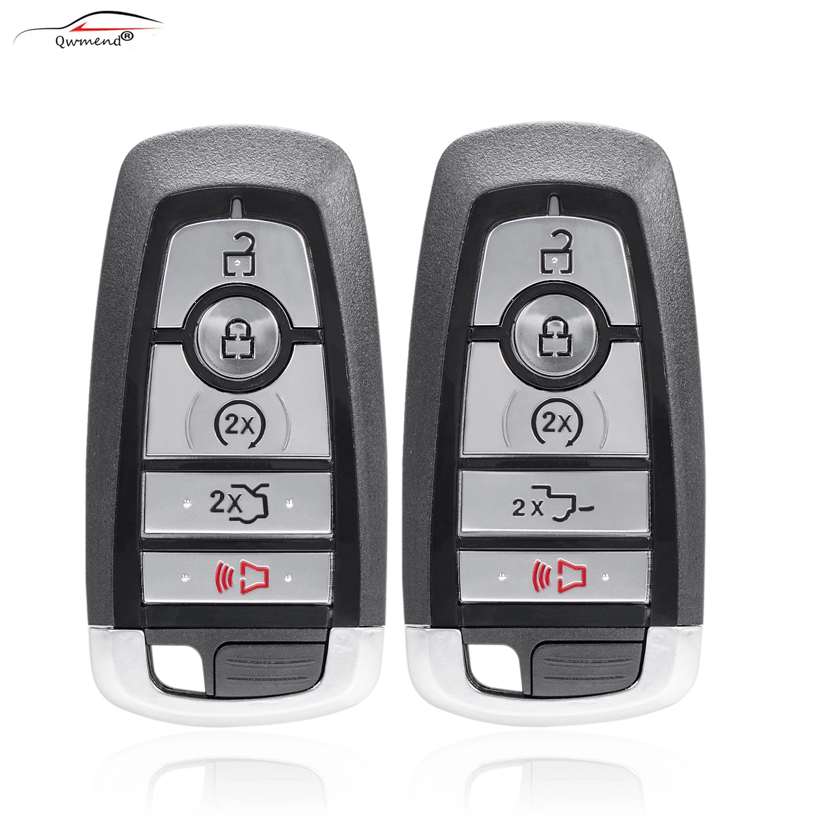 

QWMEND 902Mhz ID49 Remote Car Key For Ford Edge Fusion 2017 2018 Expedition Explorer 2018 2019 Keyless M3N-A2C93142600 5Button