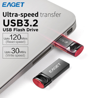 Eaget USB3.2 Mini Pendrive 120Mb/s 32GB 64GB 128GB USB Flash Drive Key USB Memory Stick for PC Smartphone Tablet