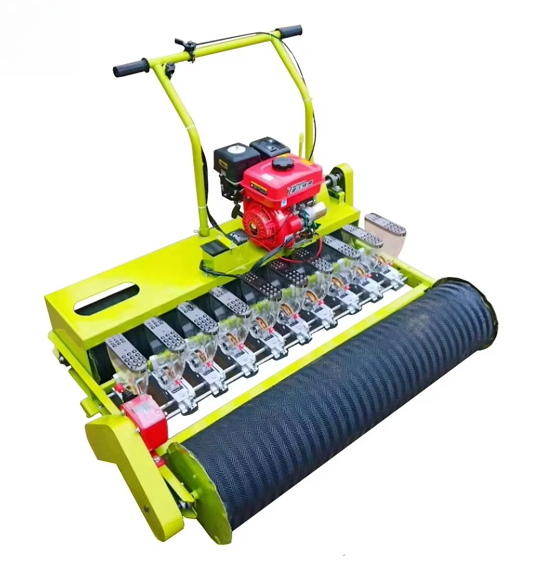 Agricultural Handheld Small Seeds Vegetable Precision Planter 5 6 7 8 9 10 11 12 Row Seeder with  Engine