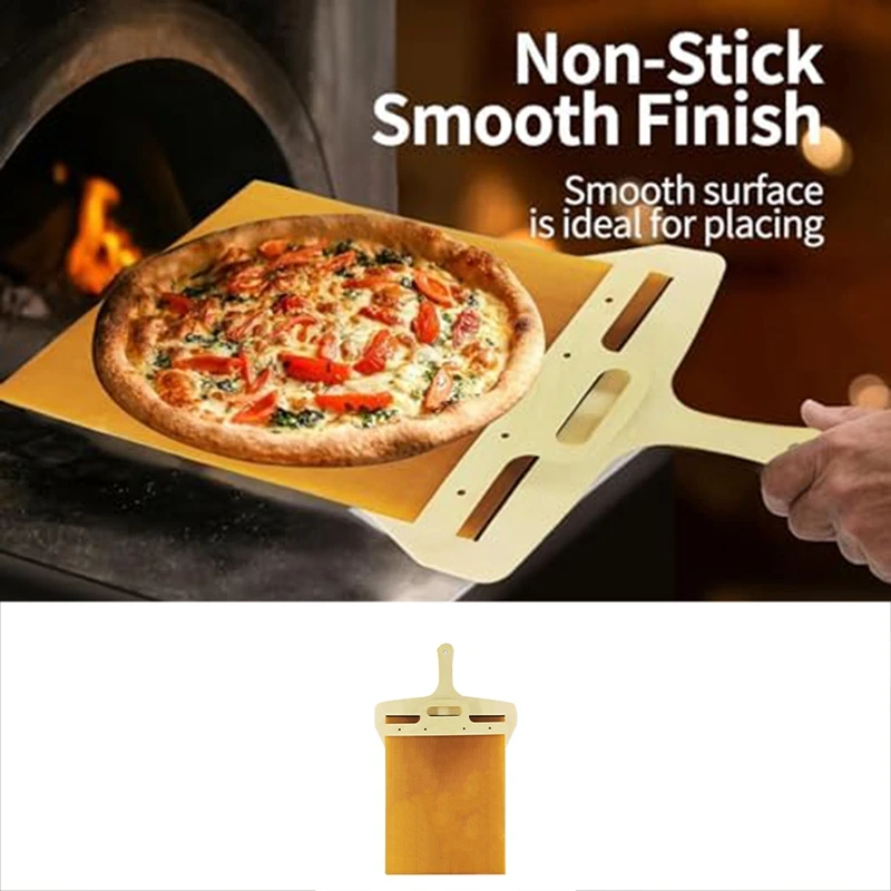 Pizza Peel Non-Stick Easy Transfer Pizza Spatula For Pizza Dough, Sliding Pizza Shovel With Handle