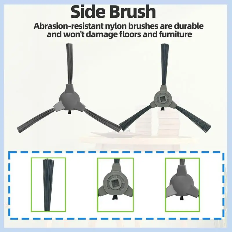 

EAS-For ROPVACNIC A1 Robot Vacuum Replacement Side Brush HEPA Filter Spare Parts Accessories