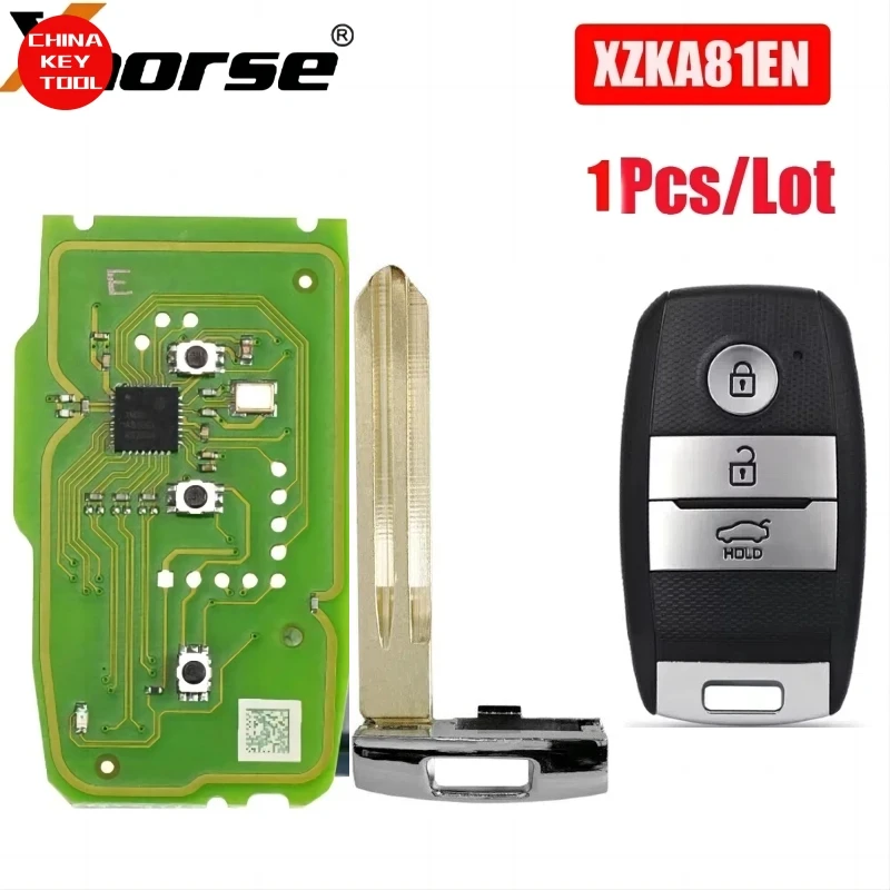 1PCS XHORSE XZKA81EN Special PCB Board 3 Buttons Exclusively for Hyundai & Kia Model With Key Shell