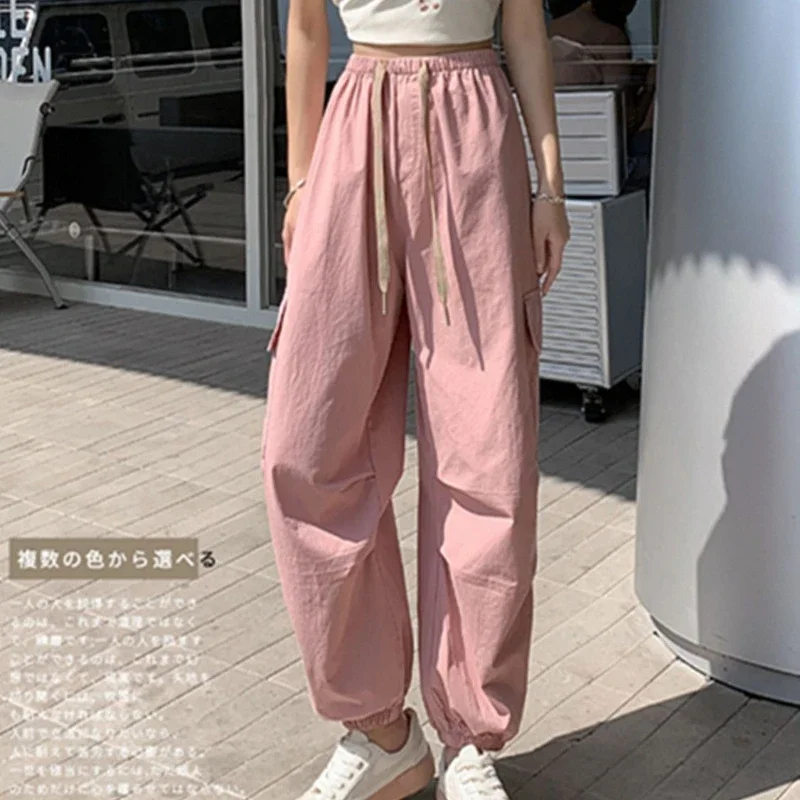 Pantaloni da lavoro per donna in estate Moda sottile Piccole cravatte a nove punte Pantaloni casual larghi Harun dimagranti JJ173