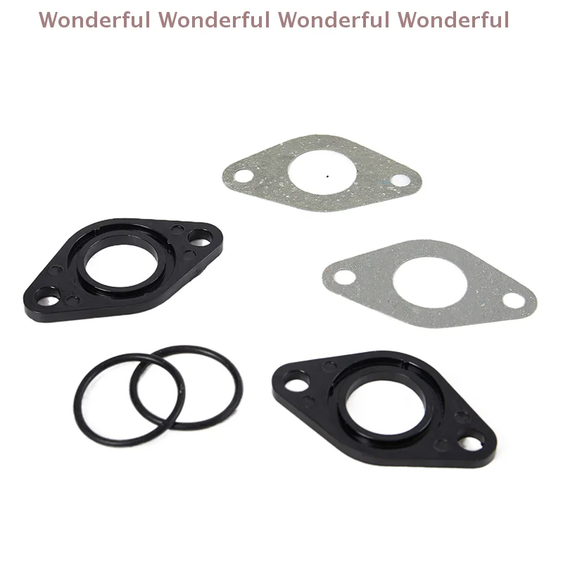 2Set Carburetor Intake Manifold Pipe Gasket Spacer Seal Kit for 70cc-125cc Chinese Engine Dirt Pit Bike - Engine Performance Par