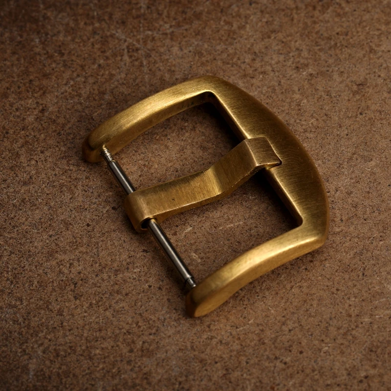 Brass Buckle 18 20 22 24 26MM Adapters PAM Leather Buckle Accessories, Pure Not bronze. Strap