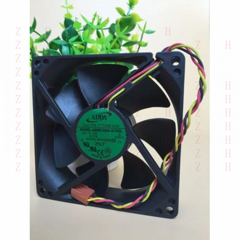 

XXZ для 1 шт. 12 В 0,17 А HP P/N: 447580-001 осевой вентилятор AD0912MX-A76GL 9025 9 см постоянного тока