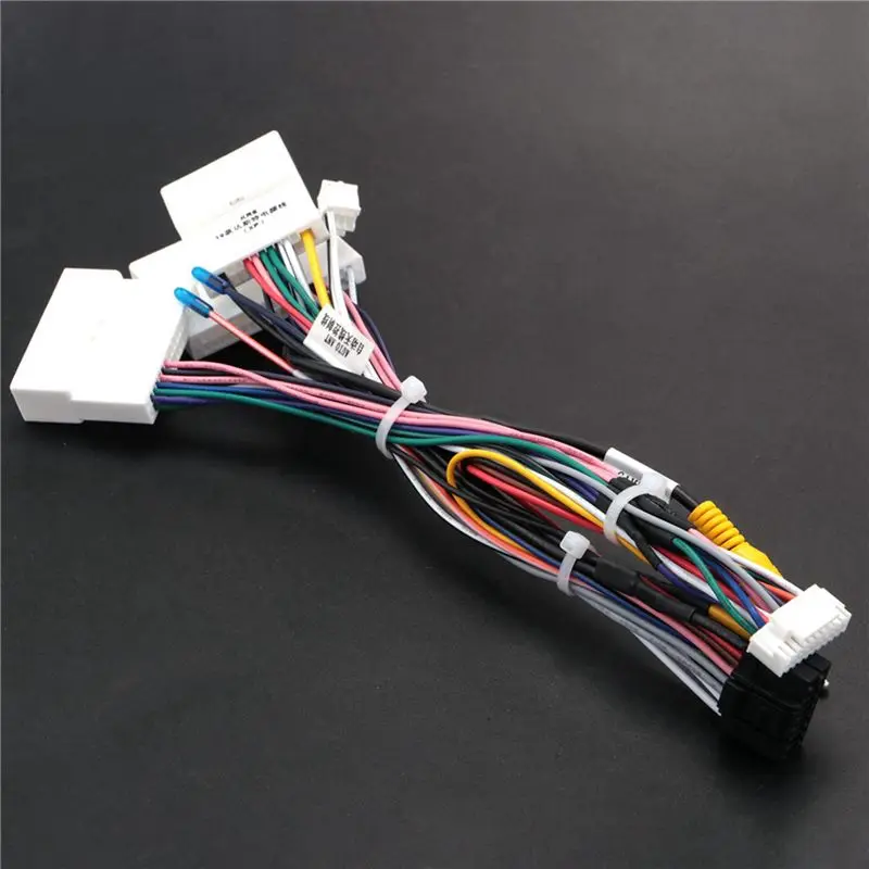 4X Car Android Stereo 16PIN Power Wiring Harness Cable Adapter With Canbus Box For Renault Dacia Duster /Arkana /XM3