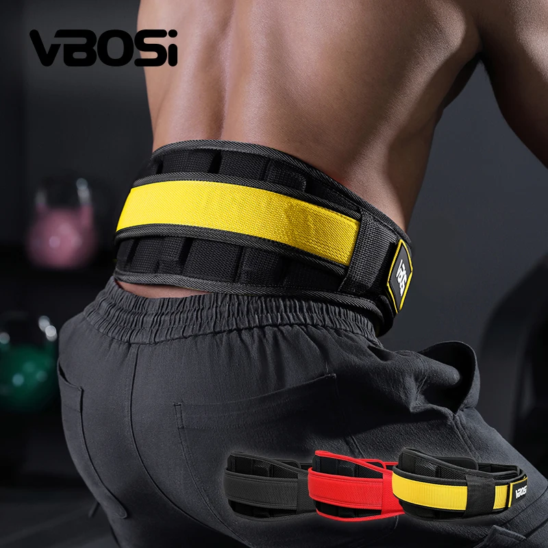 VBOSi Verstellbarer Premium-Gewichthebergürtel, Taillenstütze für Männer und Frauen für Kreuzheben, Krafttraining und funktionelle Fitness