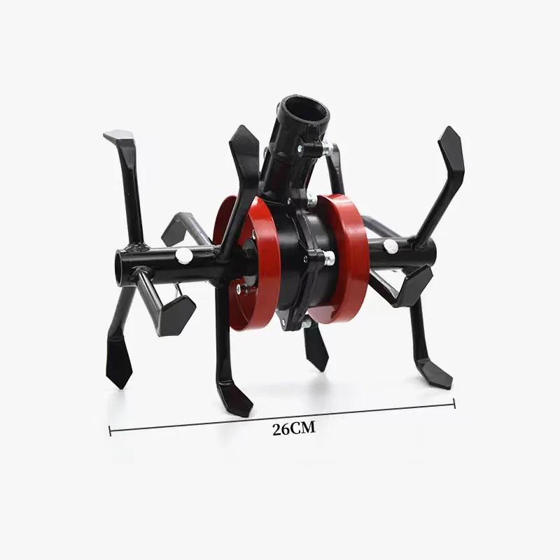 رخيصة حديقة أداة آلة تقطيع الفراشي العشب عجلة الرأس ، التربة تخفيف الرأس ، أداة إزالة الأعشاب الضارة أجزاء الحارث الصغيرة حديقة رئيس ، Cu