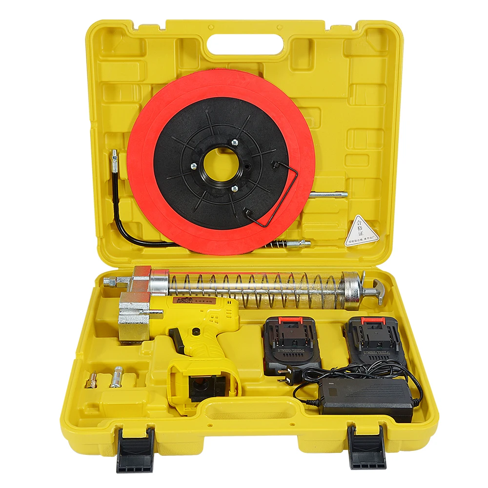 Pistola per grasso elettrica a batteria ricaricabile professionale con pistola per grasso a batteria 900cc 10000 psi pistola per grasso senza fili