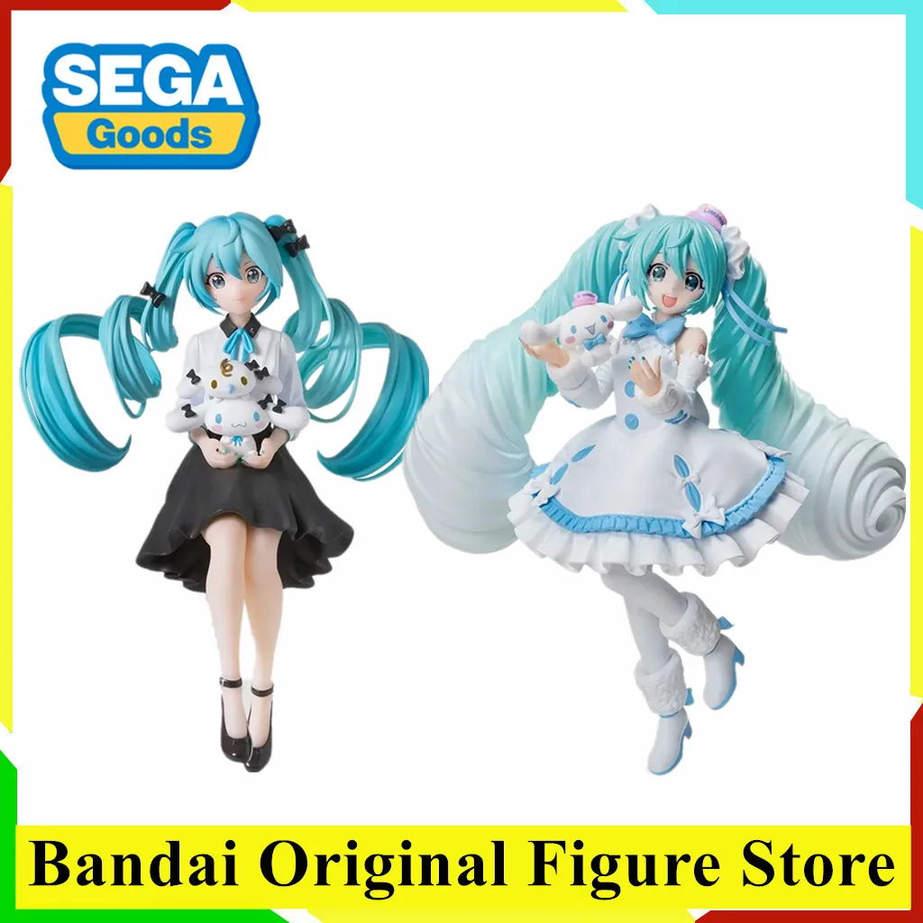 Original SEGA Luminasta Hatsune Miku Noddle Stopper Anime Figure Toys Action Figure PVC Model Collection Doll Gift