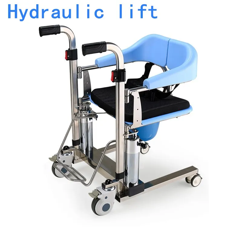 Multifunctional Integrated Wheelchair Take a Shower With a Toilet Commode Chair Transfer Lift Chair for Elderly