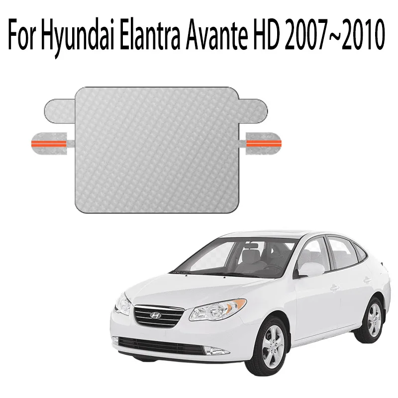 Car Snow Cover For Hyundai Elantra Avante HD 2007~2010 Front Windshield Shield Protector Snow Ice Cover Auto Exterior Accessorie