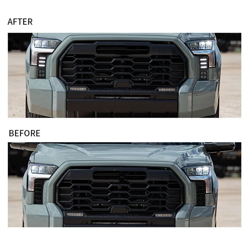 ABOK-LED Front Daytime Running Light For Toyota 2022 2023 Sequential Turn Signal Light