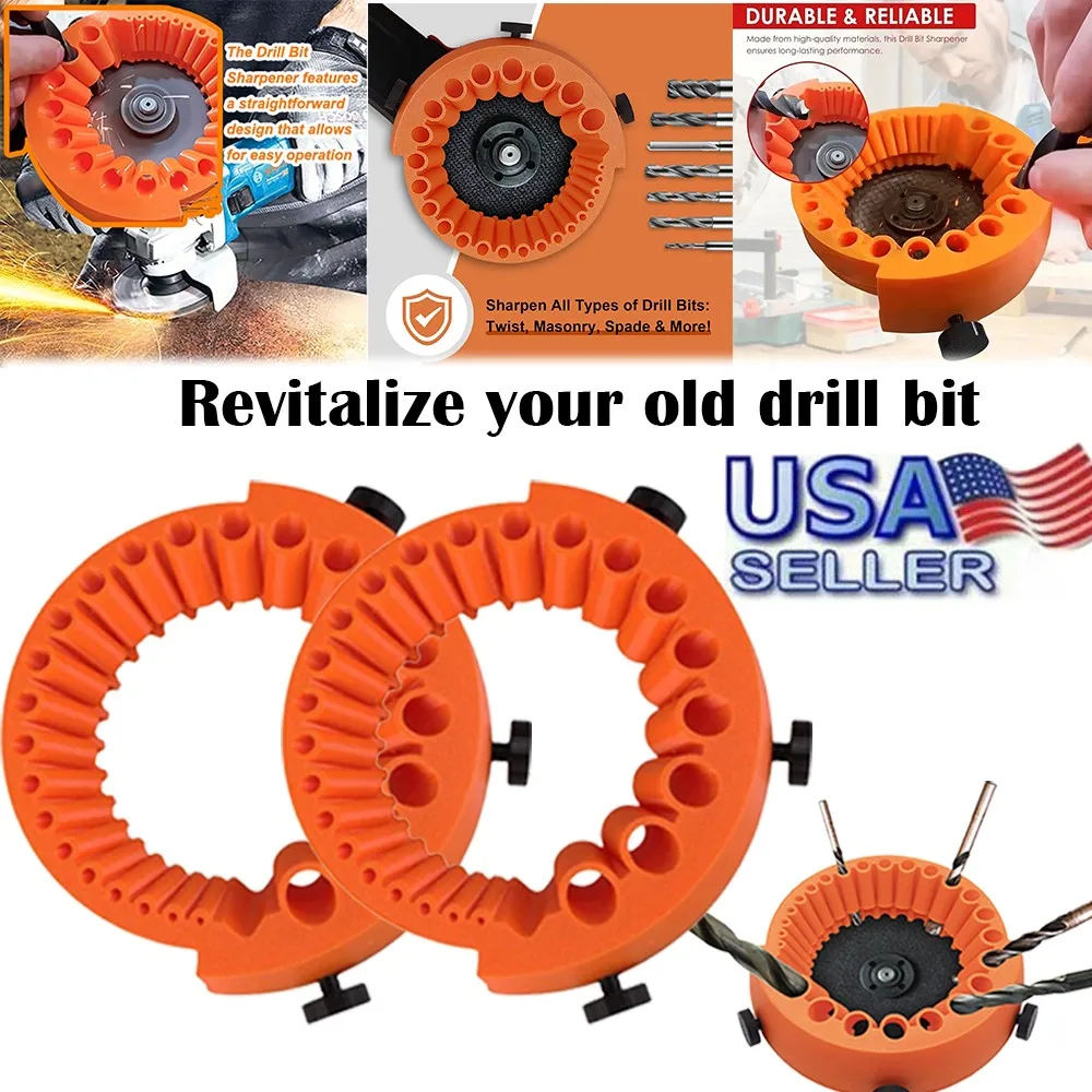 

2 шт., многофункциональная точилка для сверл, полировальный шлифовальный инструмент, точилка для сверл, шлифовальная насадка для электрических сверл