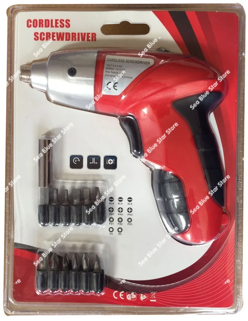 Small Household Electric Screwdriver Electrical Appliance Repair and Installation Multifunctional Electric Drill, Hardware Tools