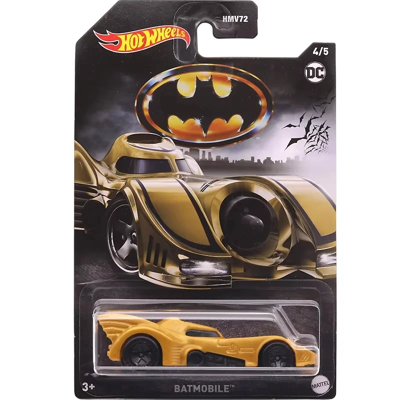 New Original Hot Wheels Entertainment Theme Model Batman 100th Anniversary Desktop Toys In Stock Birthday Gift Xmas Gifts