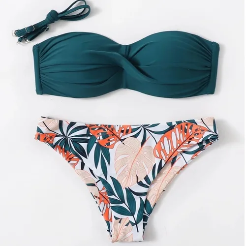 Imagen 2 del producto Bikinis sexis 2025, trajes de baño para mujer, traje de baño Push Up para mujer, ropa de baño para playa, trajes de baño, conjunto de Bikini brasileño, bañista para piscina