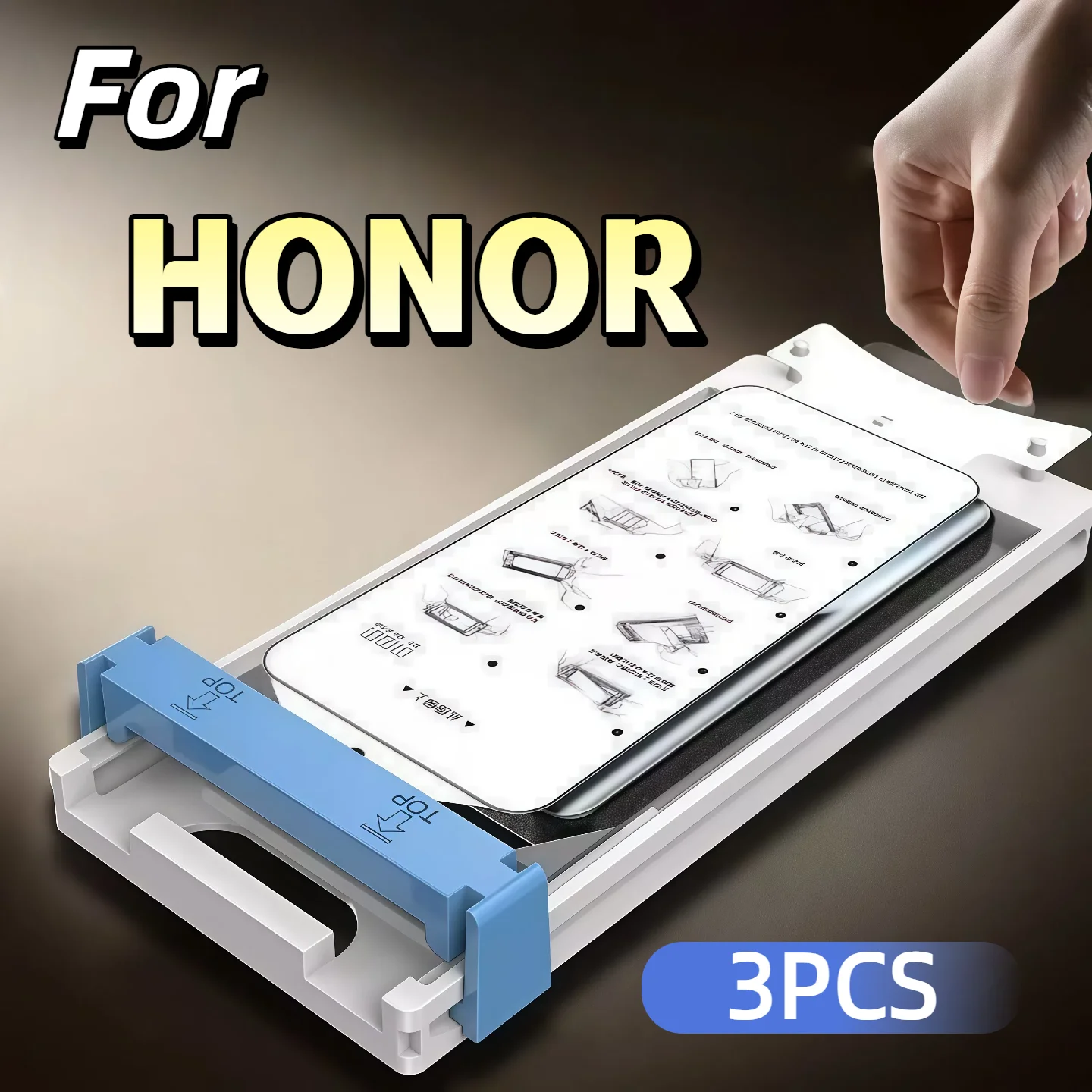 

Ceramic Film Screen Protector 3Pcs For HONOR Magic 7 6 Pro 90 100 200 300 Ultra 400 No Dust Positioning Kit Not Tempered Glass