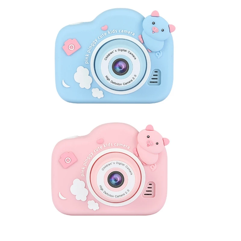 

2 Inch Screen Video Camera Baby Educational Toy Fit For Boy Girl Birthday Gift-Blue