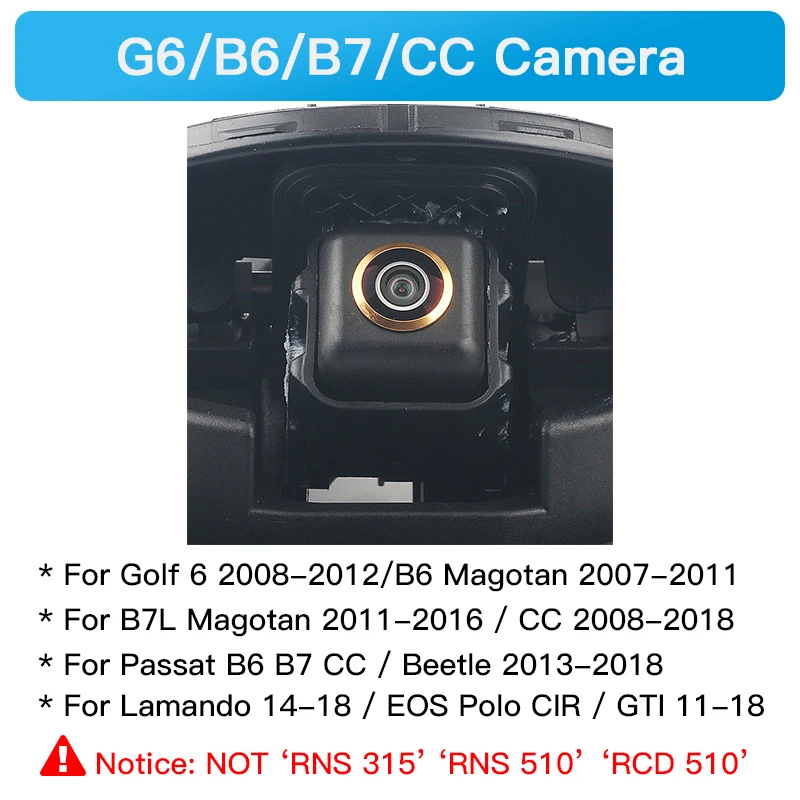 170 °   AHD 1080P Flip OEM-embleem Logo Achteruitrijcamera voor VW Passat B6 B7 B8 Golf 6 Golf 7 8 MK7 Polo 6R 6C CC T-ROC EOS Auto